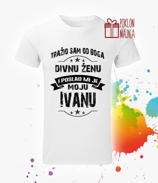 Majice sa stampom natpisom slikom/Za mamu tatu/trazio sam divnu zenu.jpg